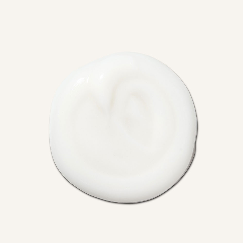 Swirl of white cleanser texture
