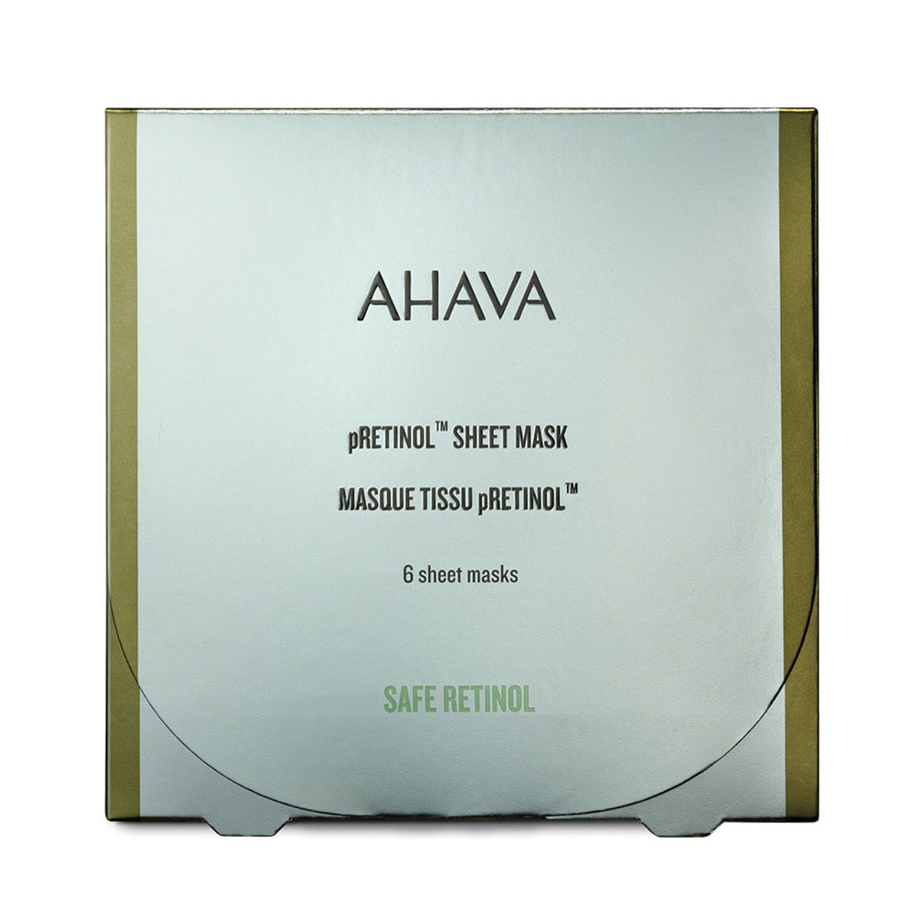 AHAVA pRetinol Sheet Mask (6-Pk) BeautifiedYou.com