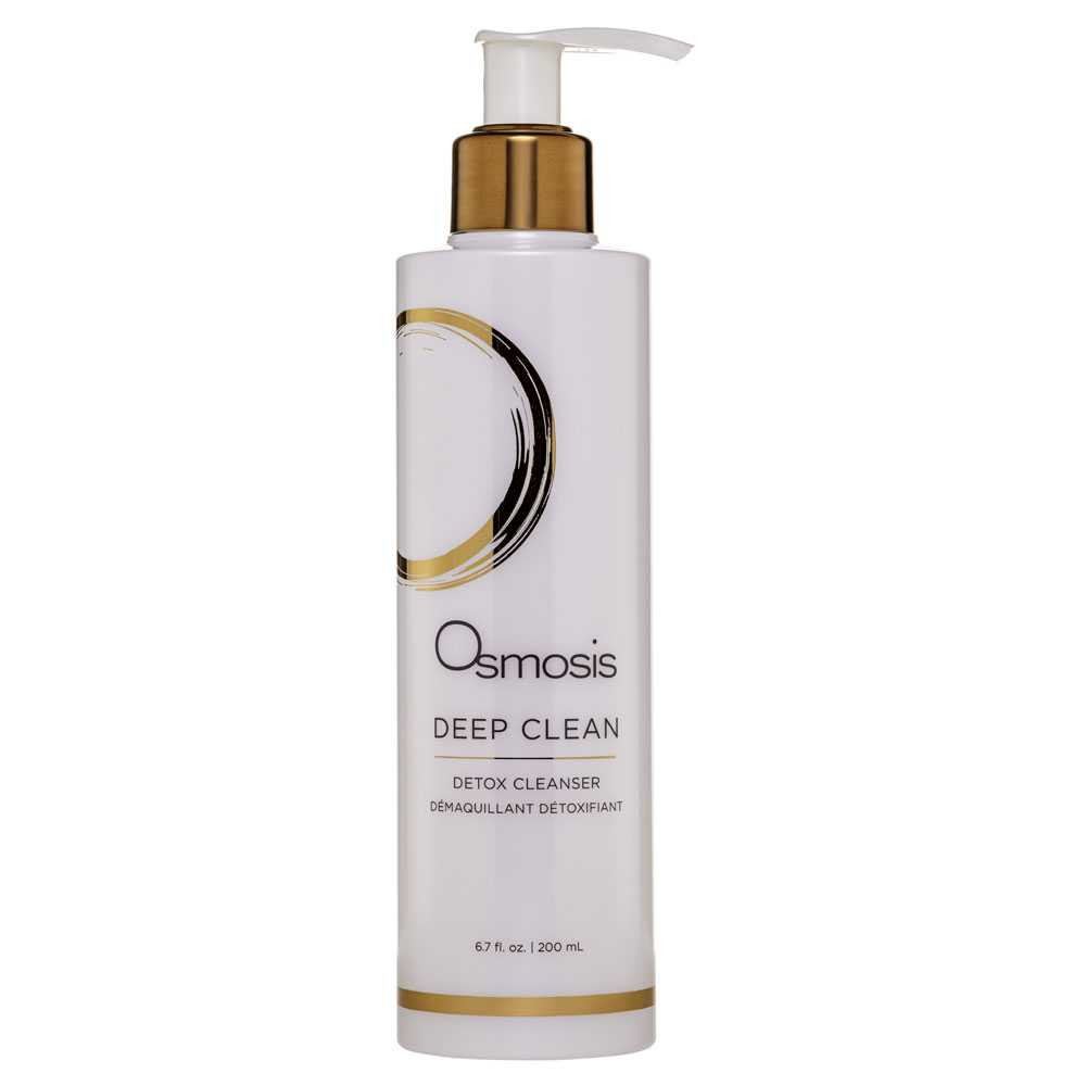 Larger pump bottle of Osmosis Deep Clean Detox Cleanser