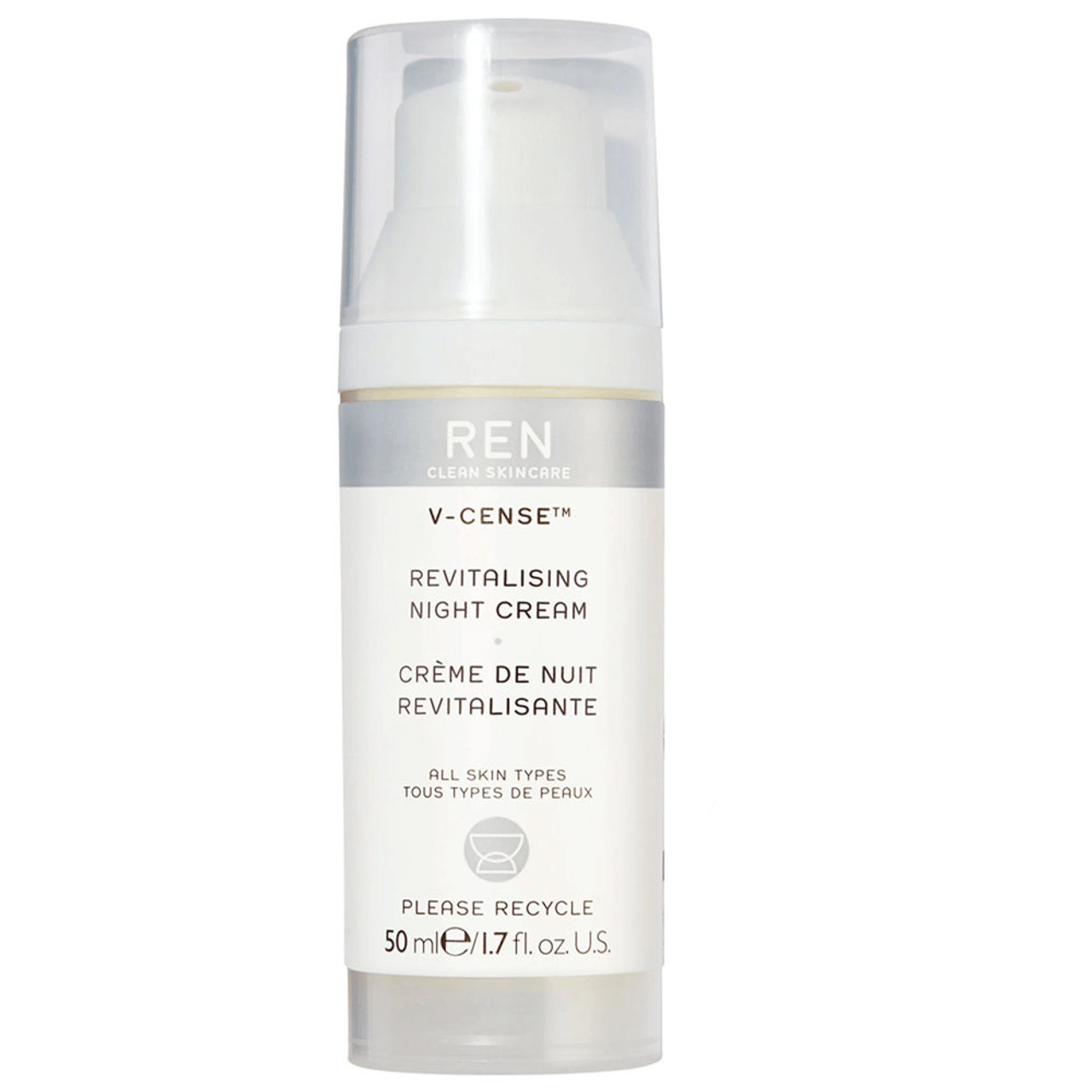 REN Clean Skincare V-Cense Revitalising Night Cream BeautifiedYou.com