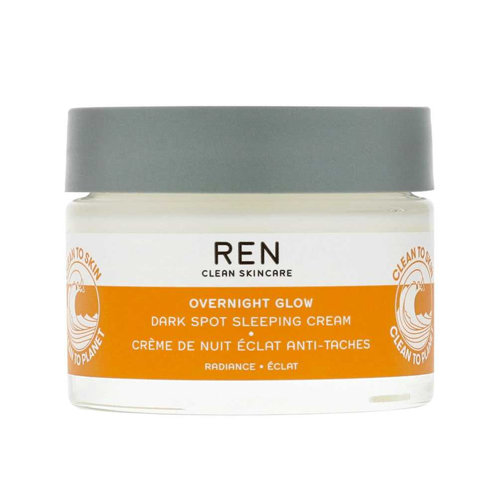 REN Clean Skincare Overnight Glow Dark Spot Sleeping Cream REN01943 BeautifiedYou.com