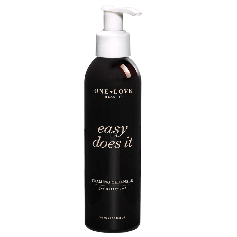 One Love Organics Easy Does It Foaming Cleanser 189 ml pump bottle
