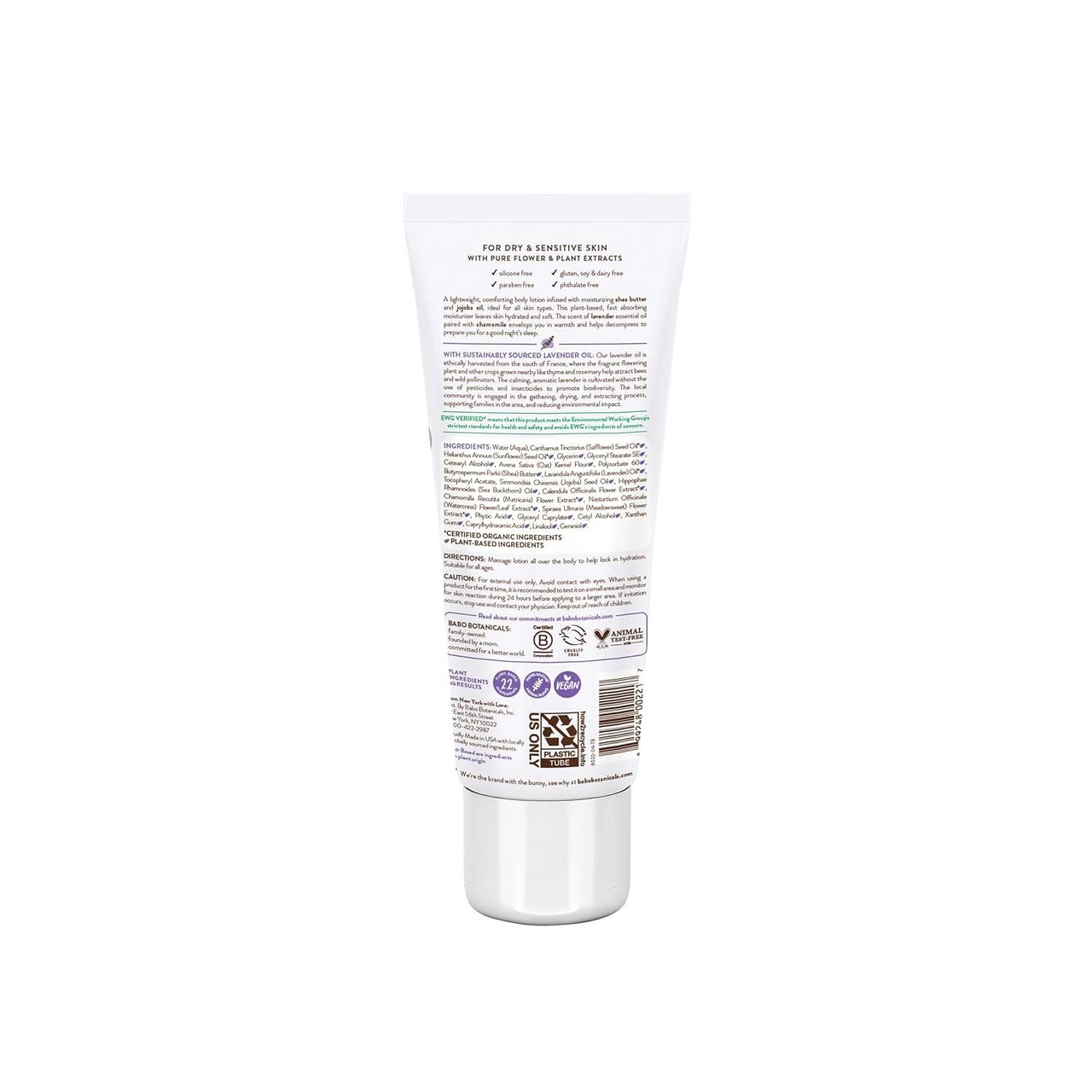 Babo Botanicals Calming Baby Lotion - Lavender & Meadowsweet