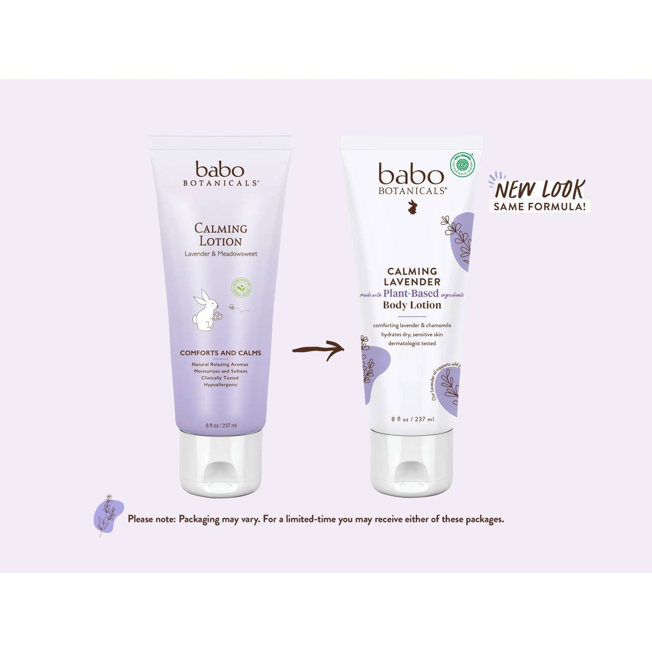 Babo Botanicals Calming Baby Lotion - Lavender & Meadowsweet