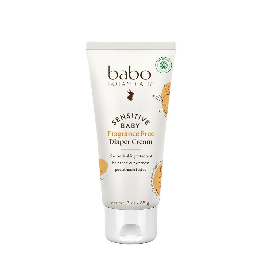 Babo Botanicals Sensitive Baby Soothing Diaper Cream - Fragrance Free