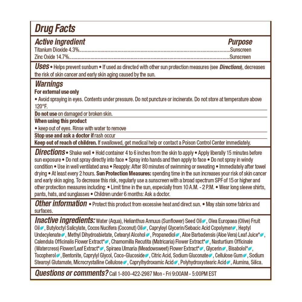 Babo Botanicals Sheer Mineral Sunscreen Spray SPF 50