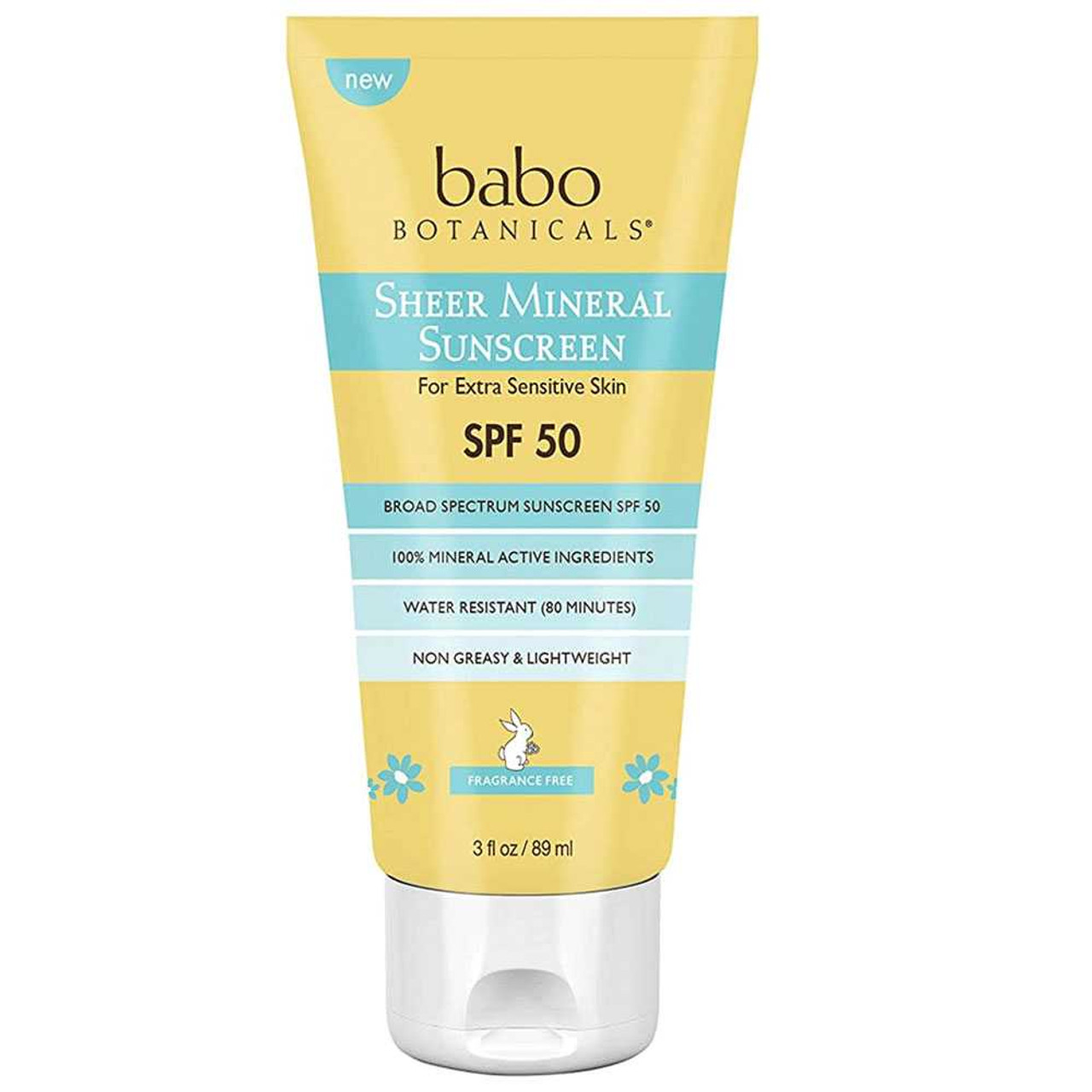 Babo Botanicals Sheer Mineral Sunscreen Lotion SPF 50 BAB10533 BeautifiedYou.com