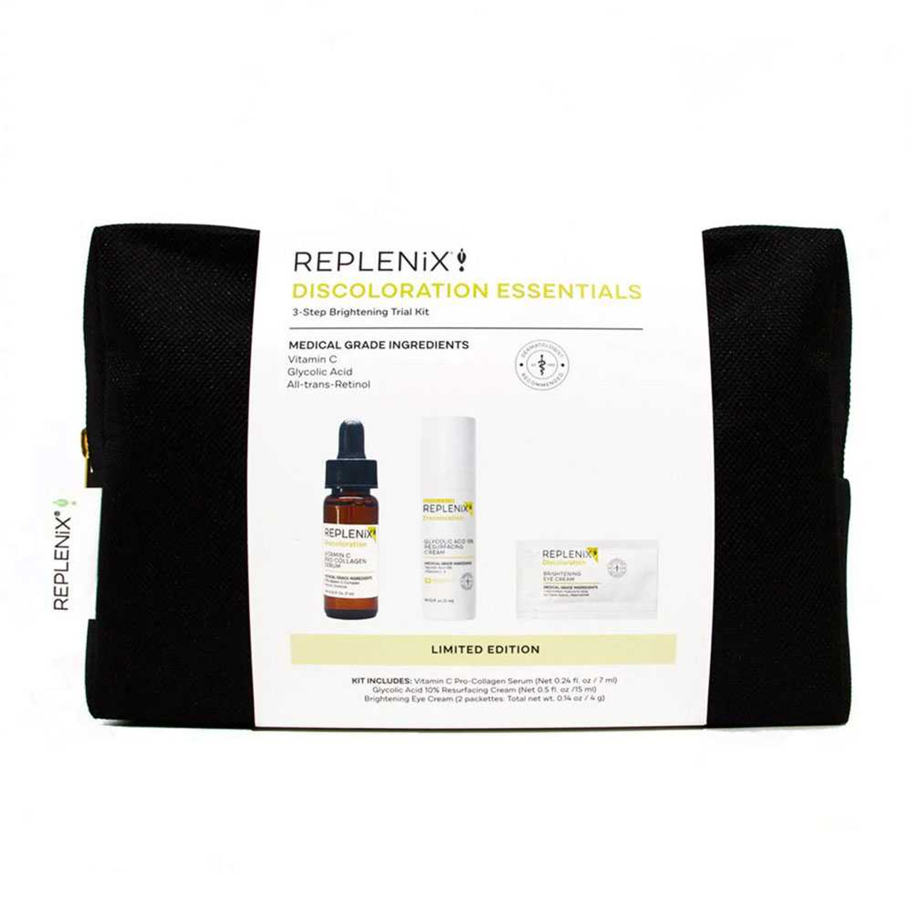 Replenix Discoloration Essentials 3 Step Brightening Trial Kit RPX89998 BeautifiedYou.com