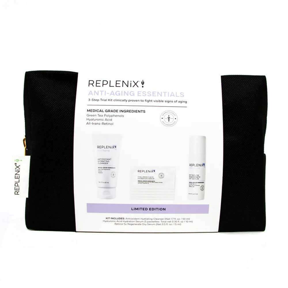 Replenix Anti-Aging Essentials 3 Step Trial Kit RPX89999 BeautifiedYou.com