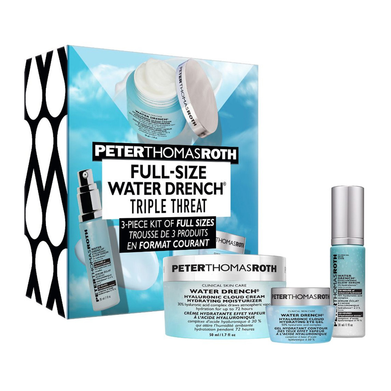Peter Thomas Roth Water Drench Triple Threat 3-Piece Kit ($169 Value)