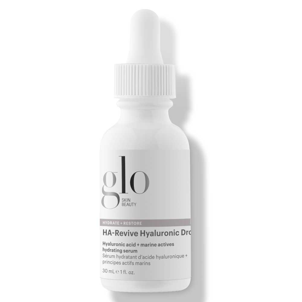 glo Skin Beauty HA-Revive Hyaluronic Drops 1 fl oz dropper bottle
