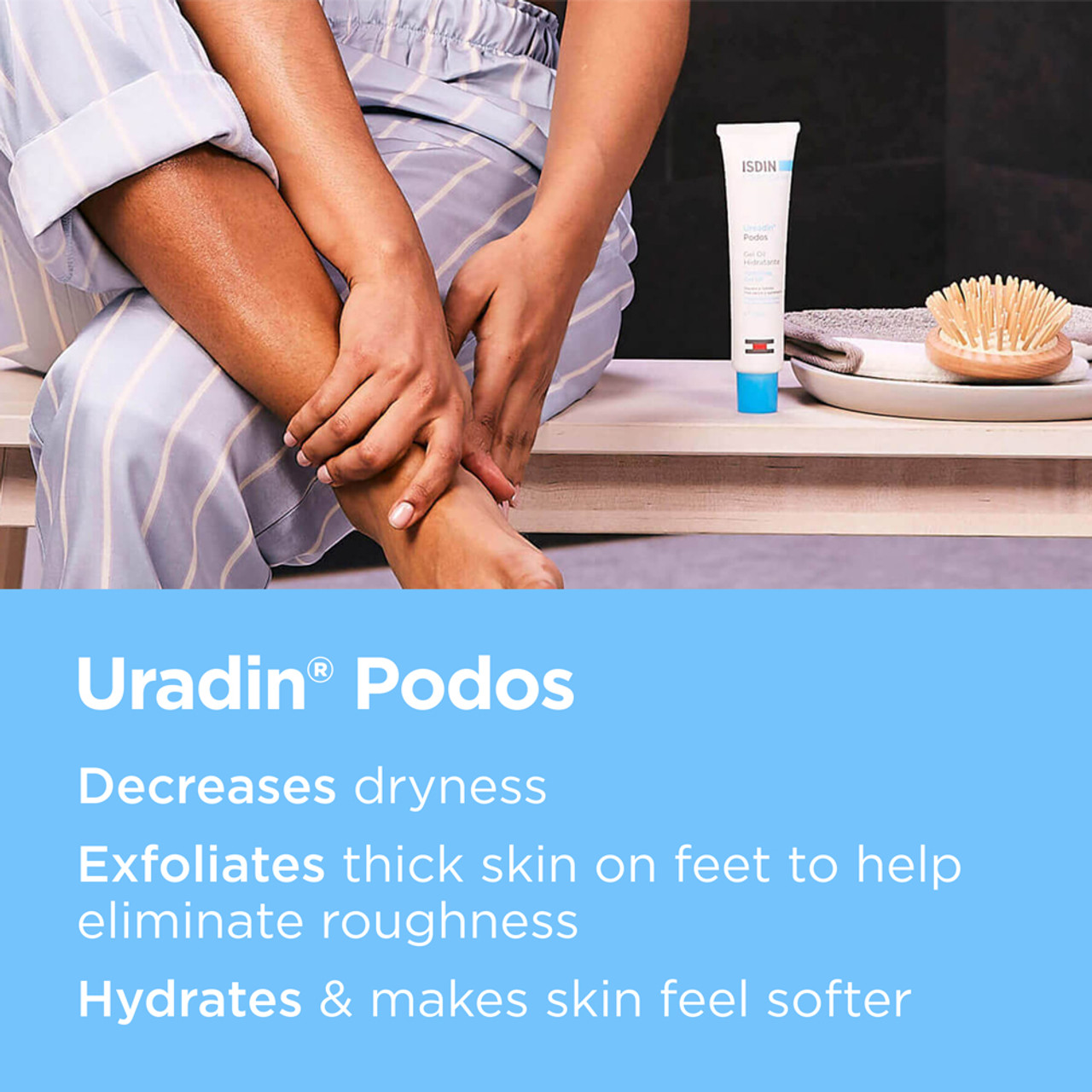 ISDIN Uradin Podos Hydrating Foot Gel-Oil BeautifiedYou.com