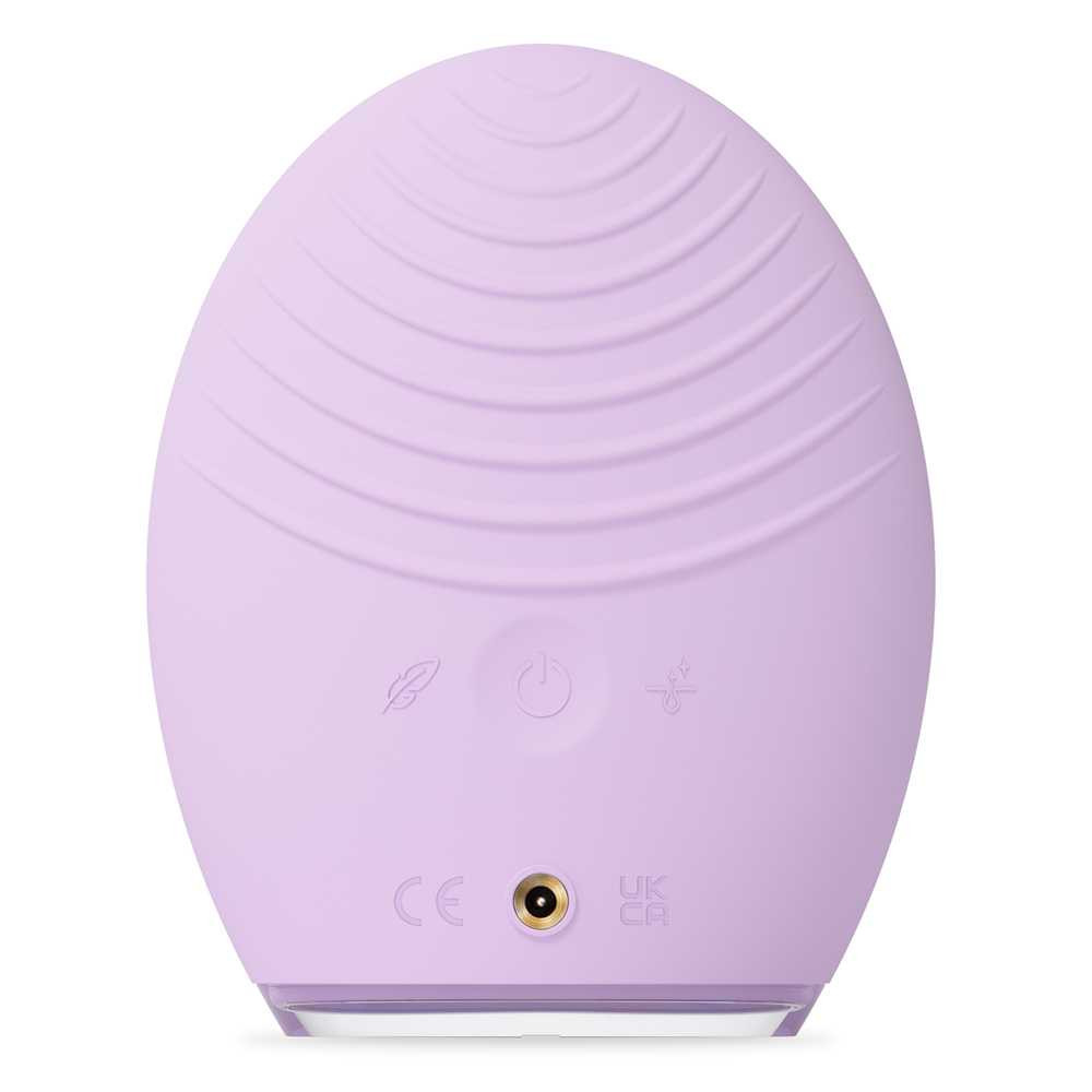 Lavender LUNA 4, back with ridged massage surface and buttons