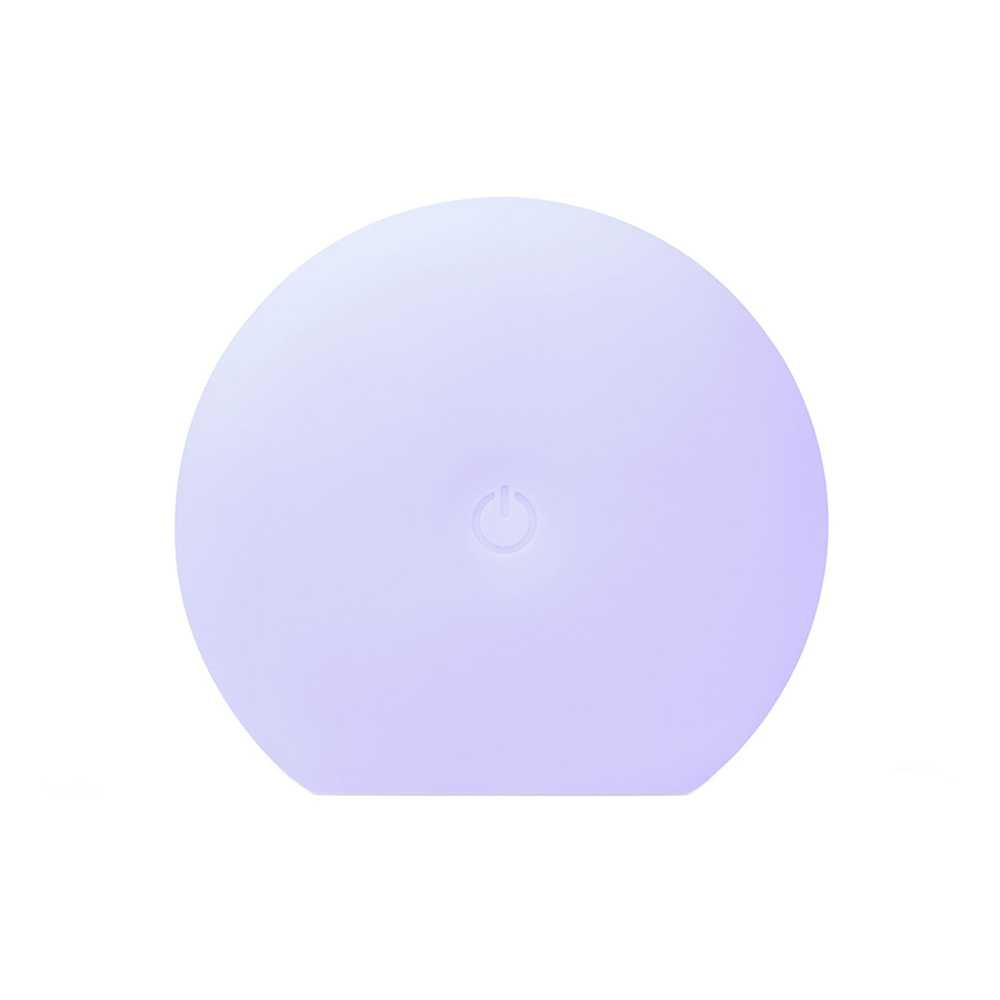 Smooth back of the lilac LUNA Play Plus 2 with power button