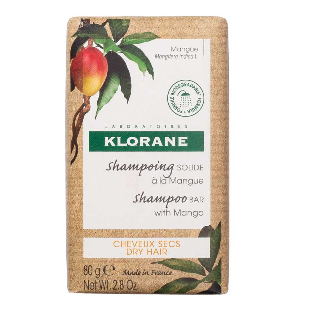 Klorane Nourishing Shampoo Bar with Mango 2.8 oz (80 g) for dry hair