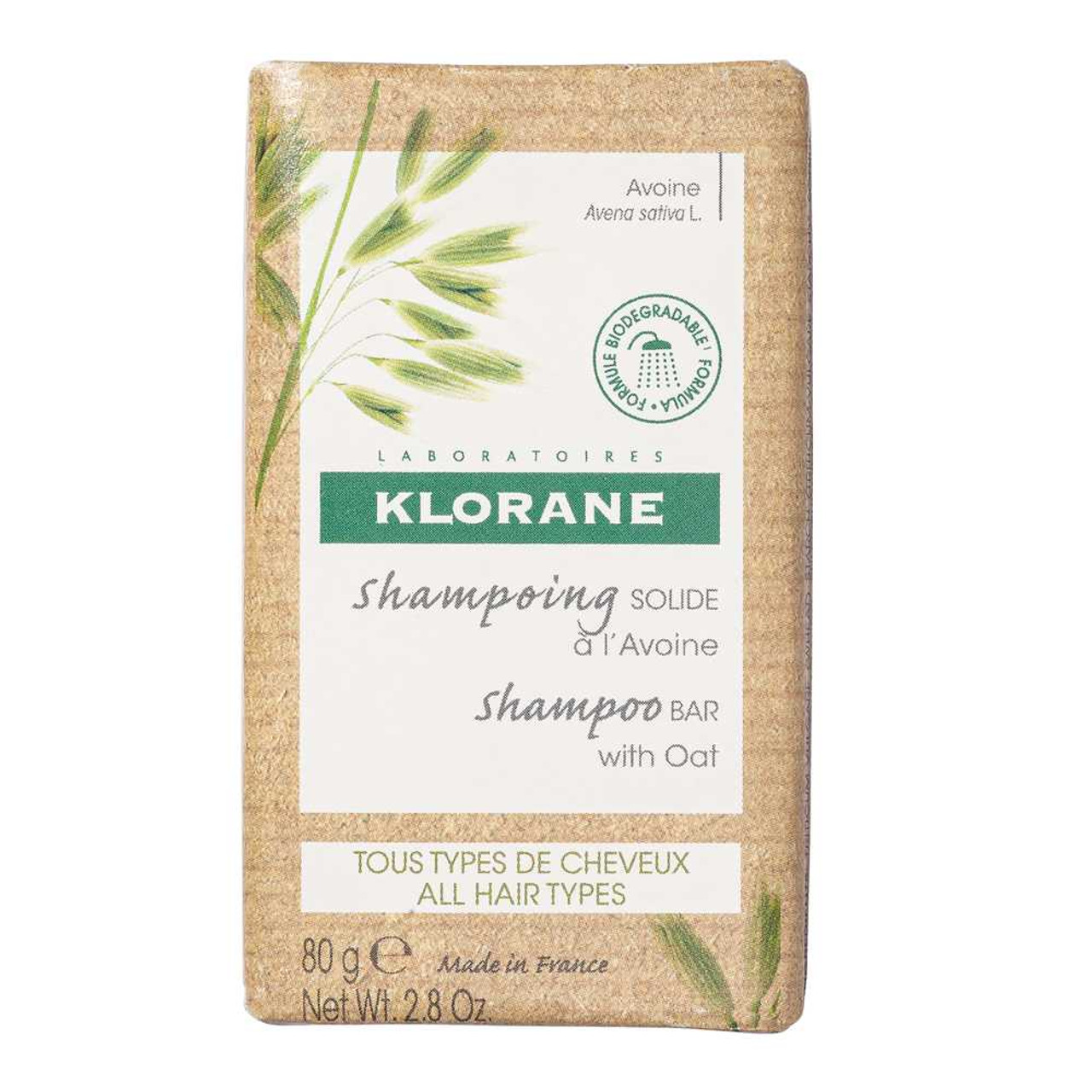 Klorane Ultra-Gentle Shampoo Bar with Oat Milk KLR45281 BeautifiedYou.com