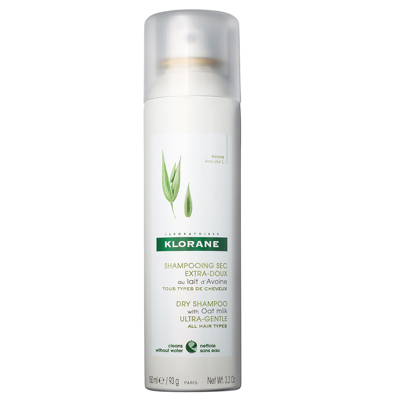 Klorane Ultra-Gentle Dry Shampoo with Oat Milk - 3.2 oz