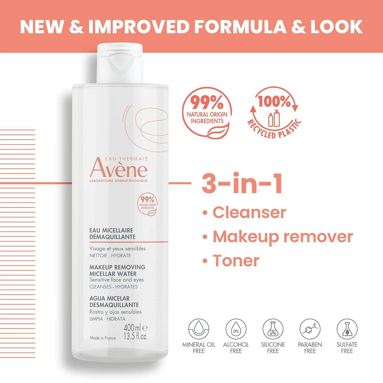Avène Makeup Removing Micellar Water