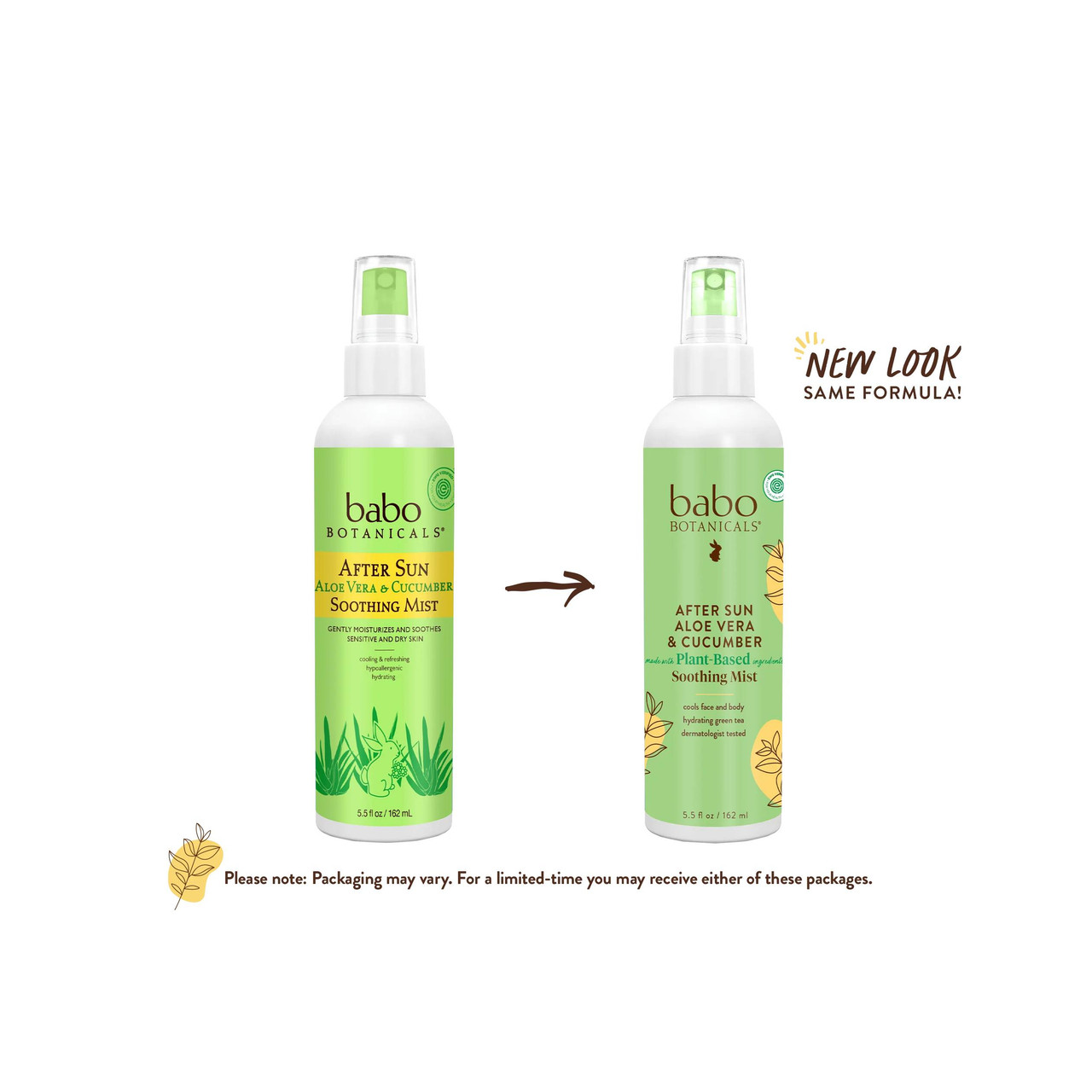 Babo Botanicals After Sun Aloe Vera & Cucumber Soothing Mist
