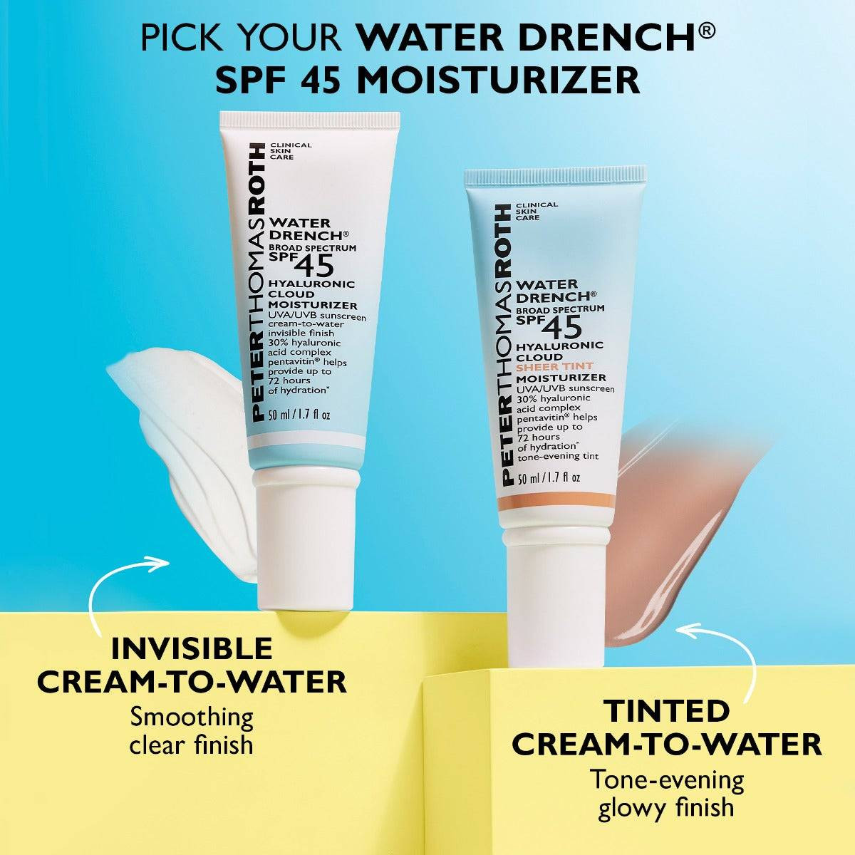 Peter Thomas Roth Water Drench Broad Spectrum SPF 45 Hyaluronic Sheer Tint Moisturizer