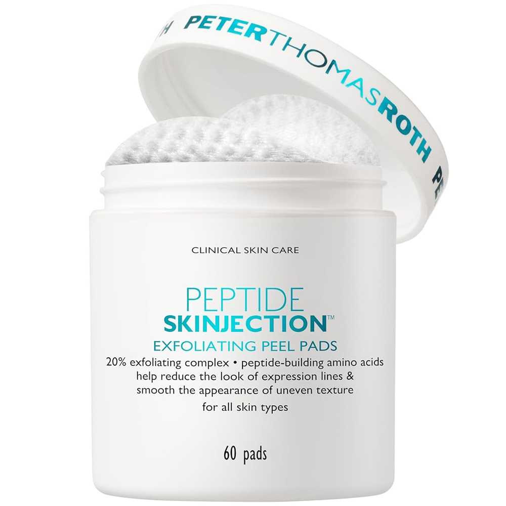 Peter Thomas Roth Peptide Skinjection Exfoliating Peel Pads 60 pad jar