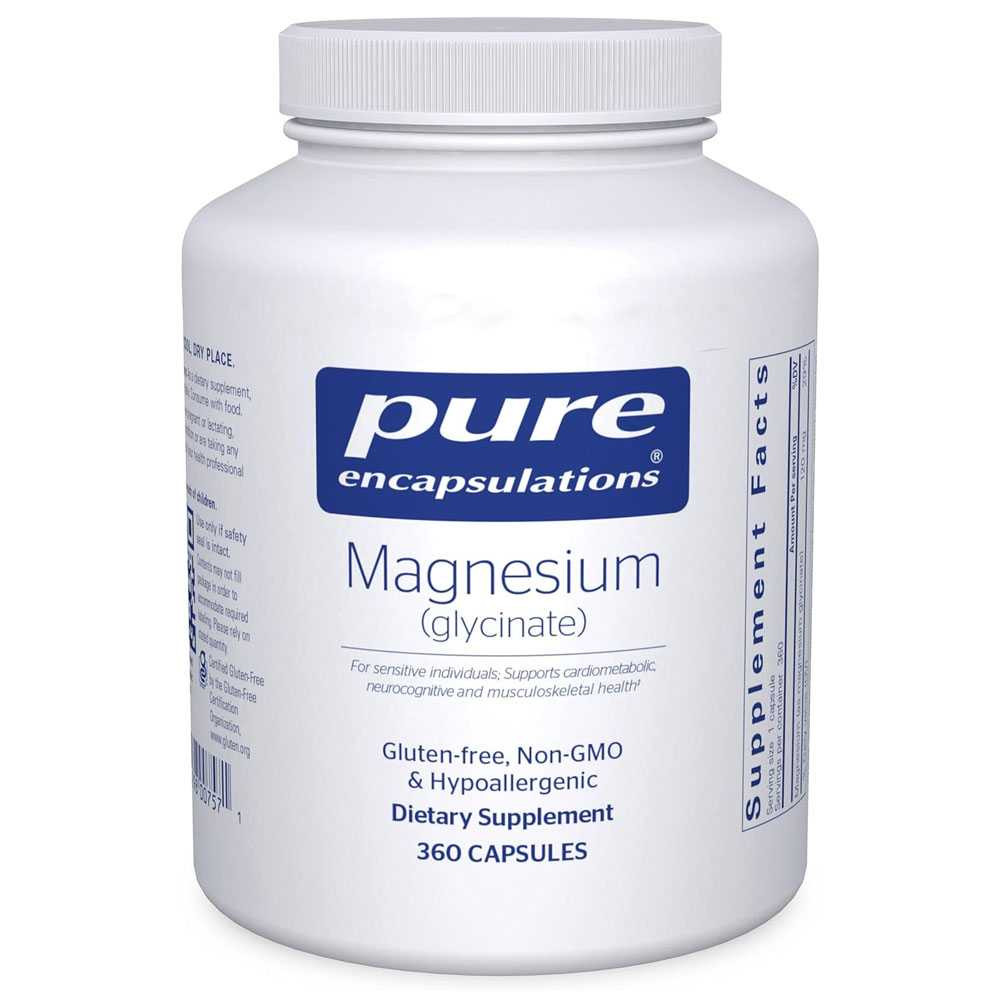 Pure Encapsulations Magnesium (Glycinate) PURE-MG BeautifiedYou.com