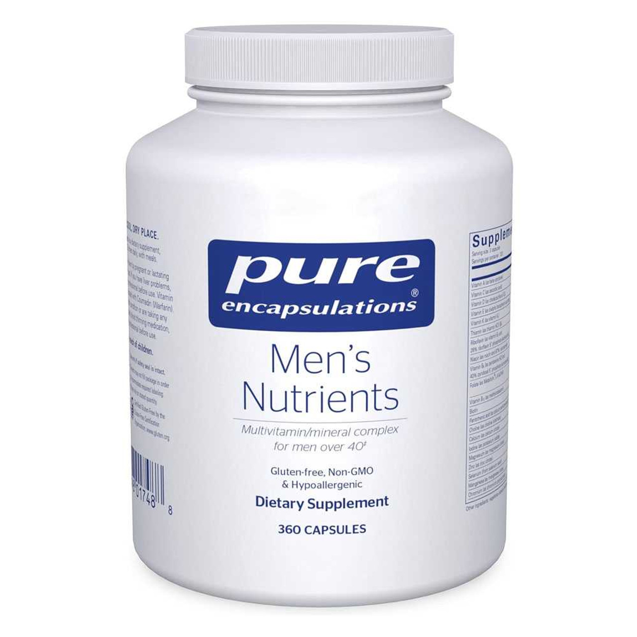 Pure Encapsulations Men's Nutrients PURE-MN BeautifiedYou.com