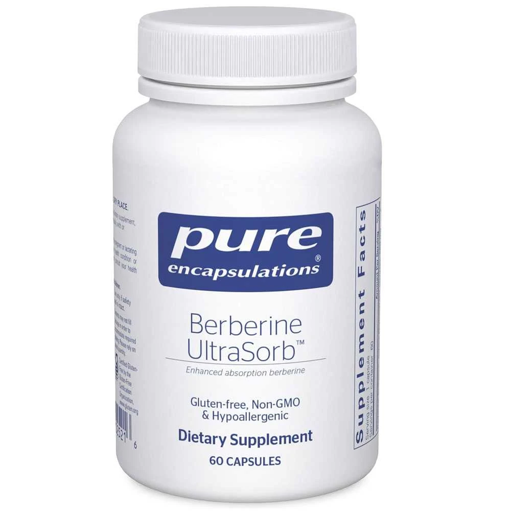 Pure Encapsulations Berberine UltraSorb 60 capsules bottle