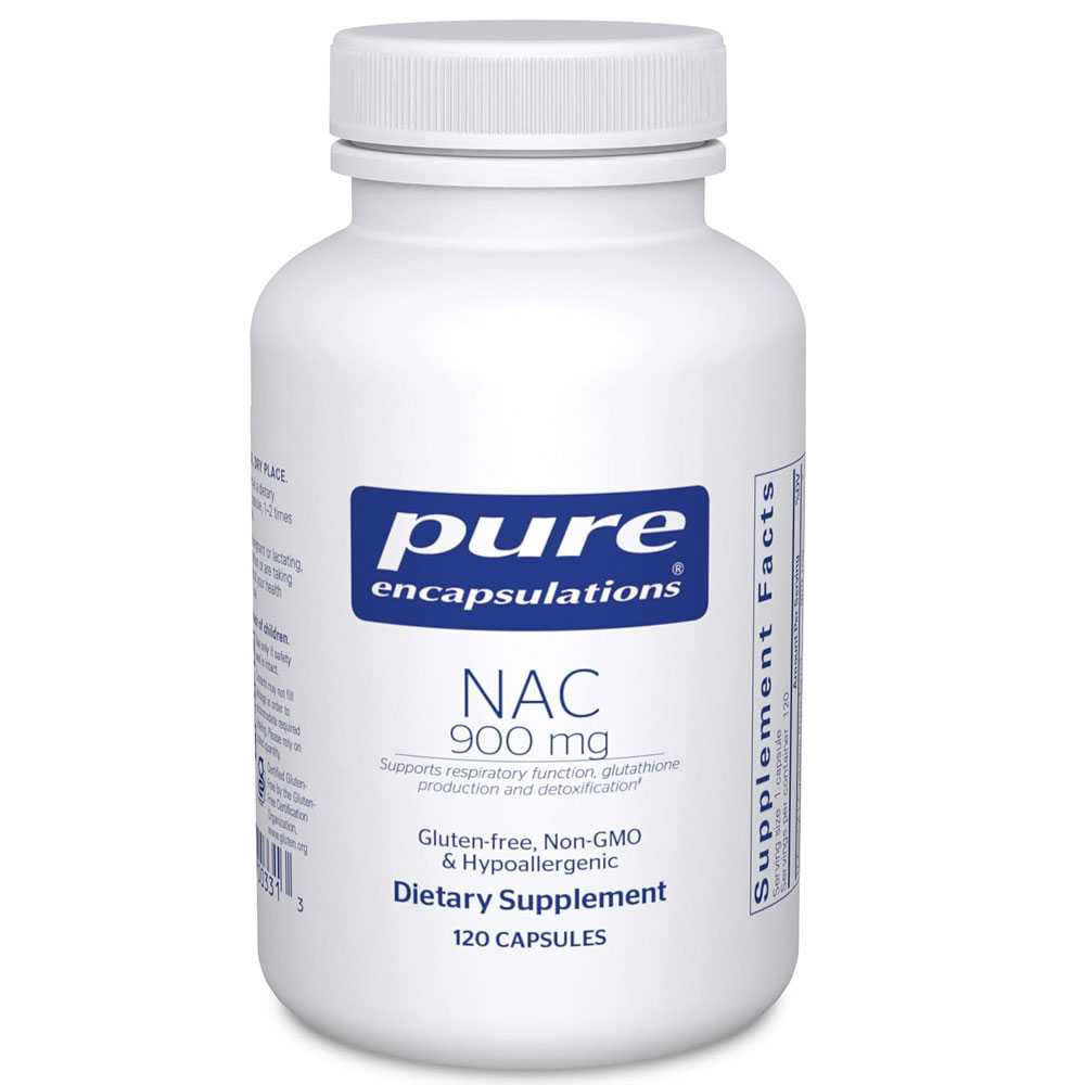 Pure Encapsulations NAC 900 mg PURE-NAC900 BeautifiedYou.com