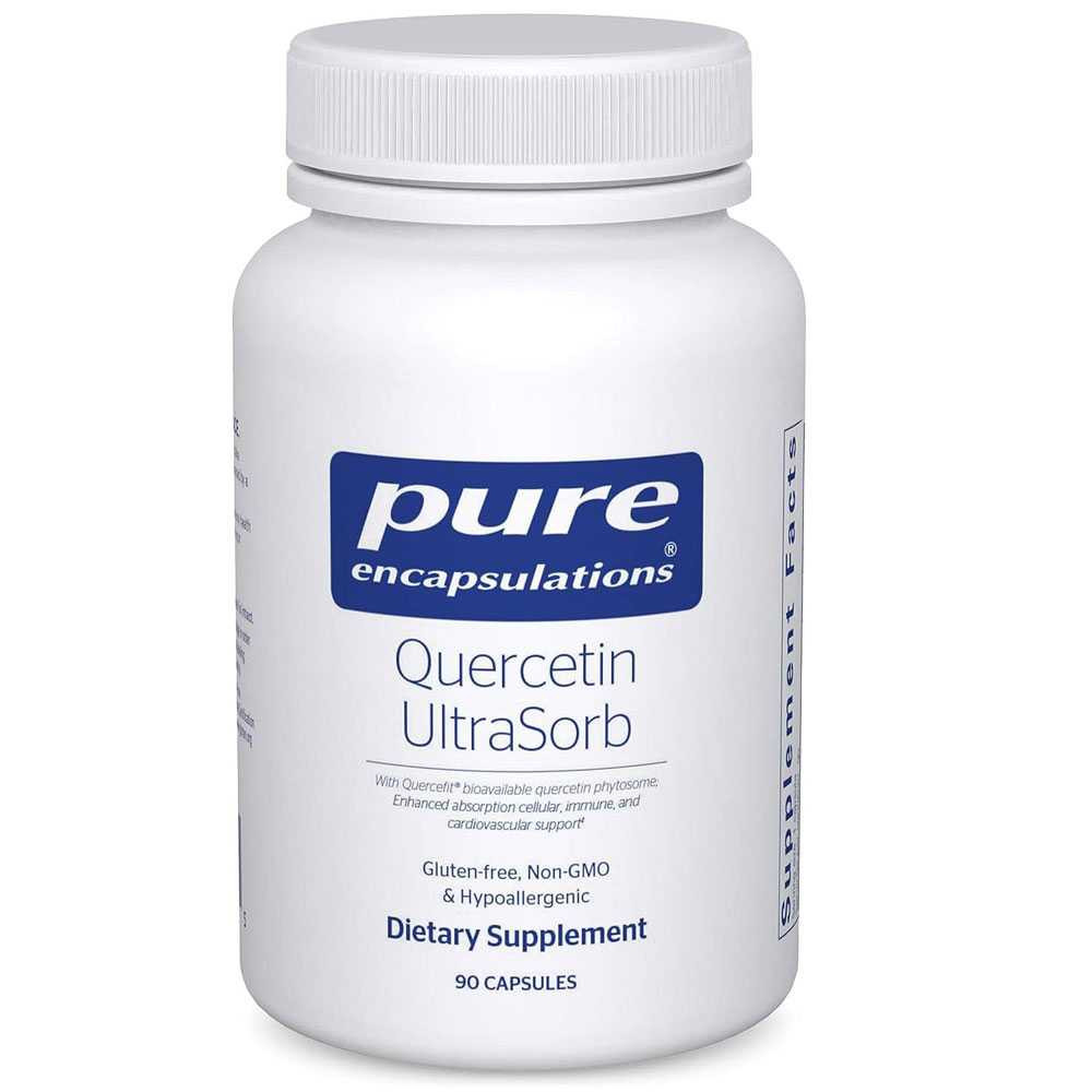 Pure Encapsulations Quercetin UltraSorb - 90 Capsules PURE24745 BeautifiedYou.com