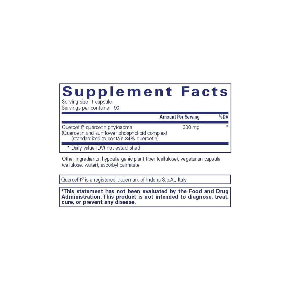 Pure Encapsulations Quercetin UltraSorb - 90 Capsules PURE24745 BeautifiedYou.com