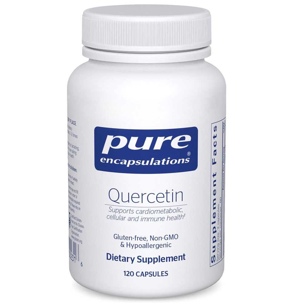 Pure Encapsulations Quercetin 120 capsule bottle