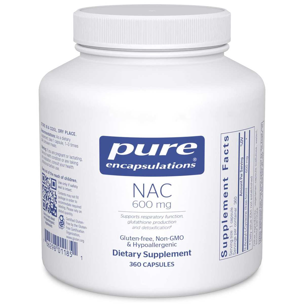 NAC 600 mg 360 capsules bottle