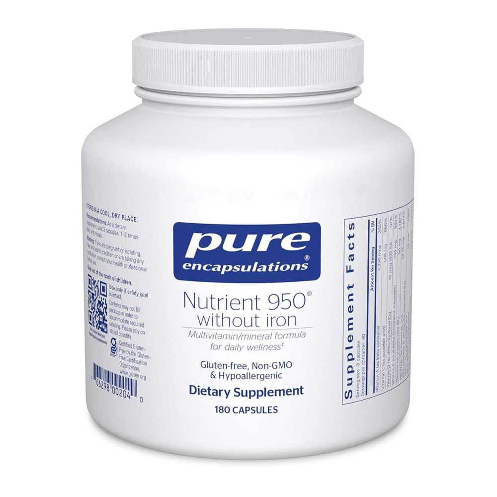 Pure Encapsulations Nutrient 950 without Iron PURE-N950 BeautifiedYou.com