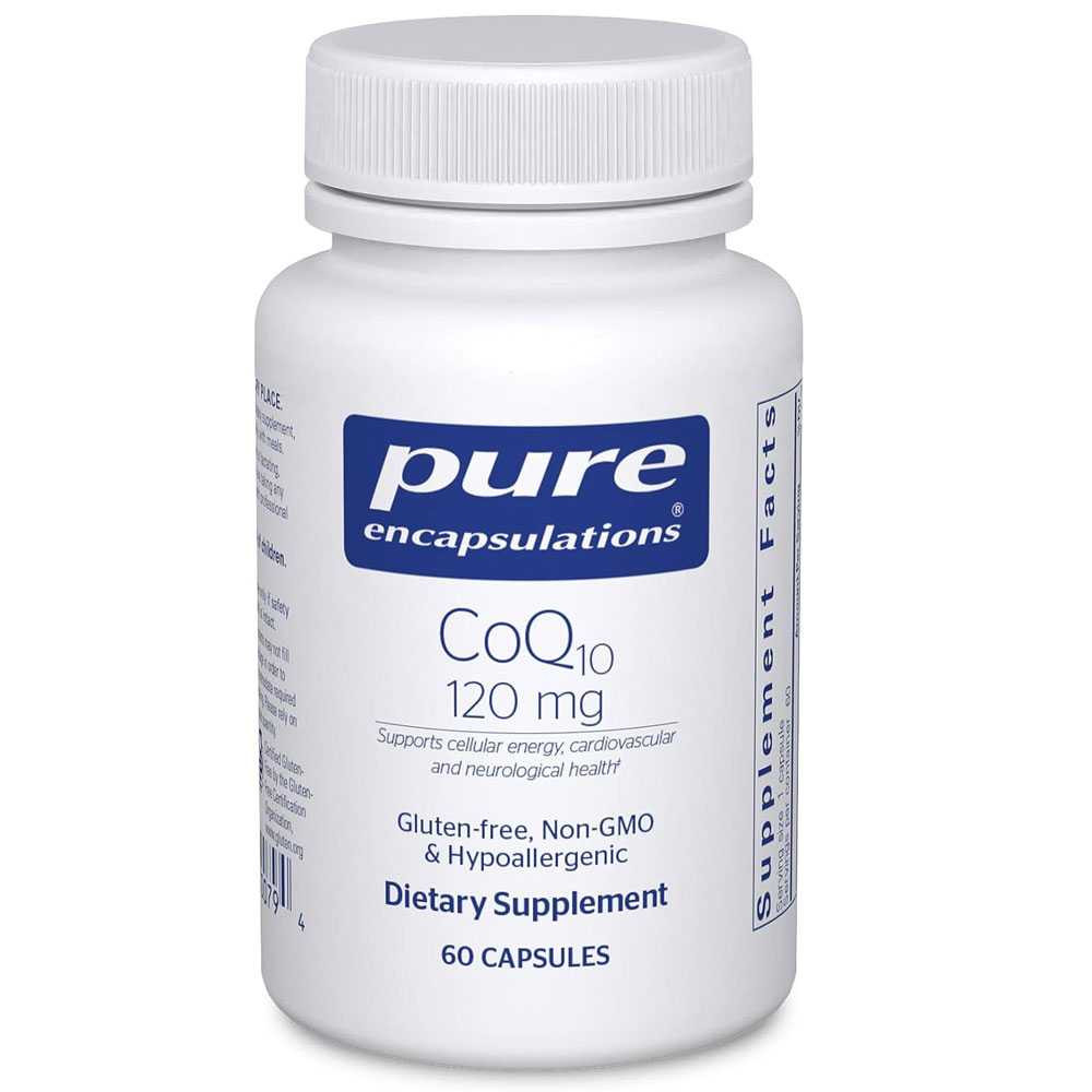 Pure Encapsulations CoQ10 120 mg PURE-COQ120 BeautifiedYou.com