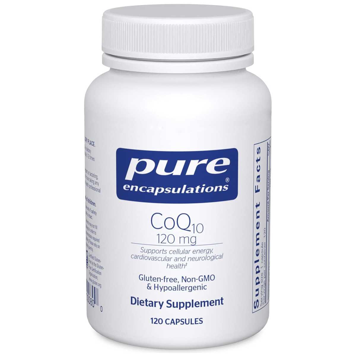 Pure Encapsulations CoQ10 120 mg PURE-COQ120 BeautifiedYou.com