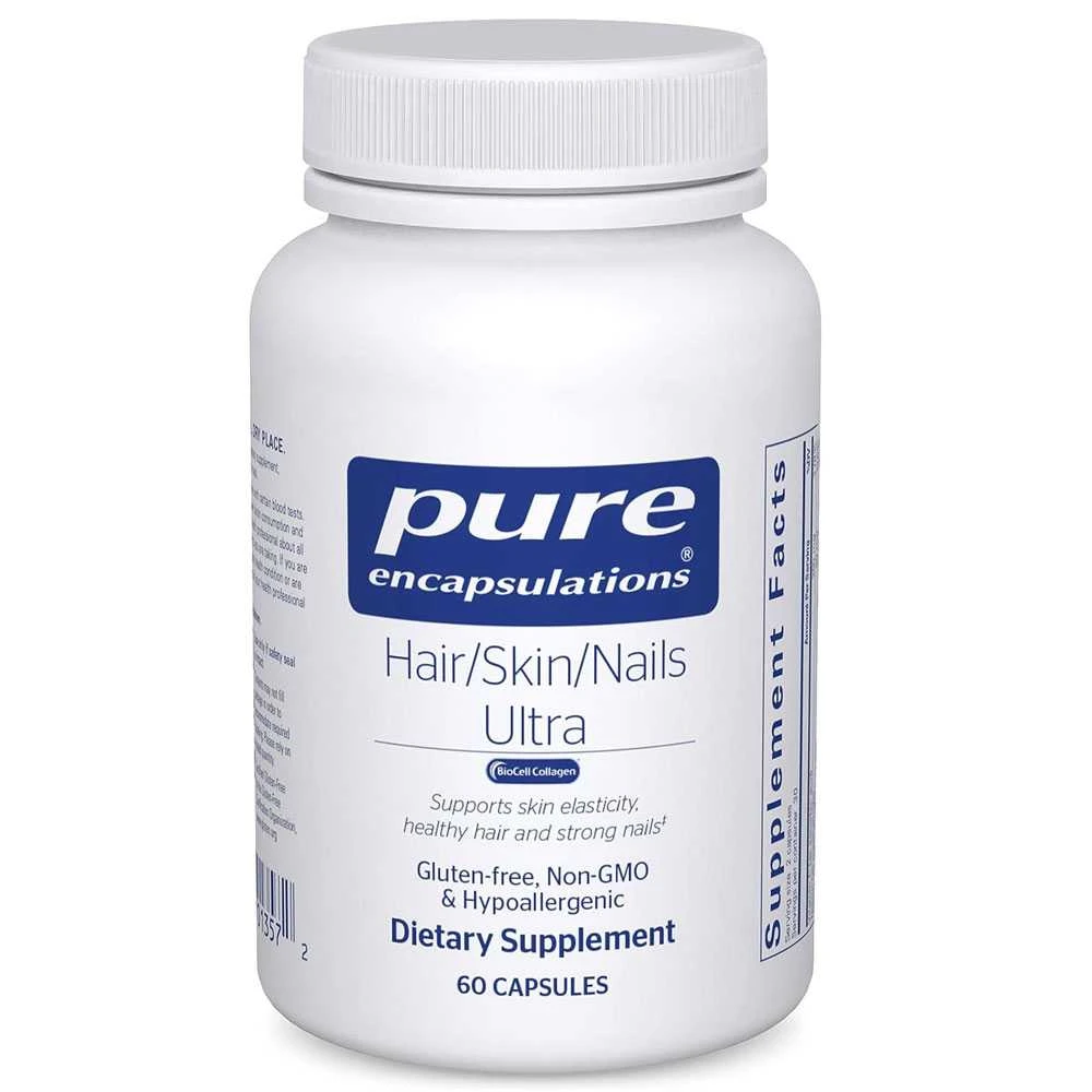 Pure Encapsulations Hair/Skin/Nails Ultra 60 capsules bottle