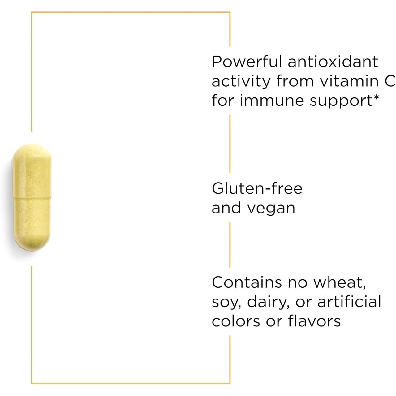 Integrative Therapeutics Vitamin C with Quercetin - 180 Capsules