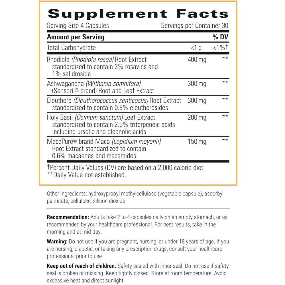 Integrative Therapeutics HPA Adapt - 120 Vegan Capsules INTH02705 BeautifiedYou.com