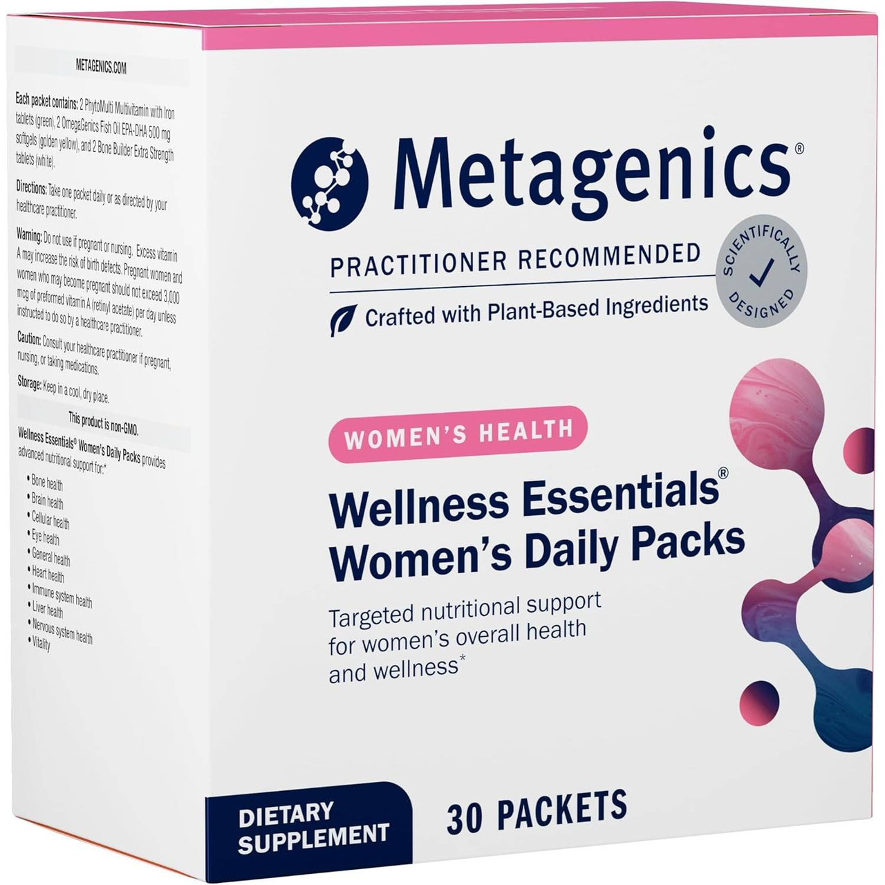 Metagenics Wellness Essentials Women 30 packets box