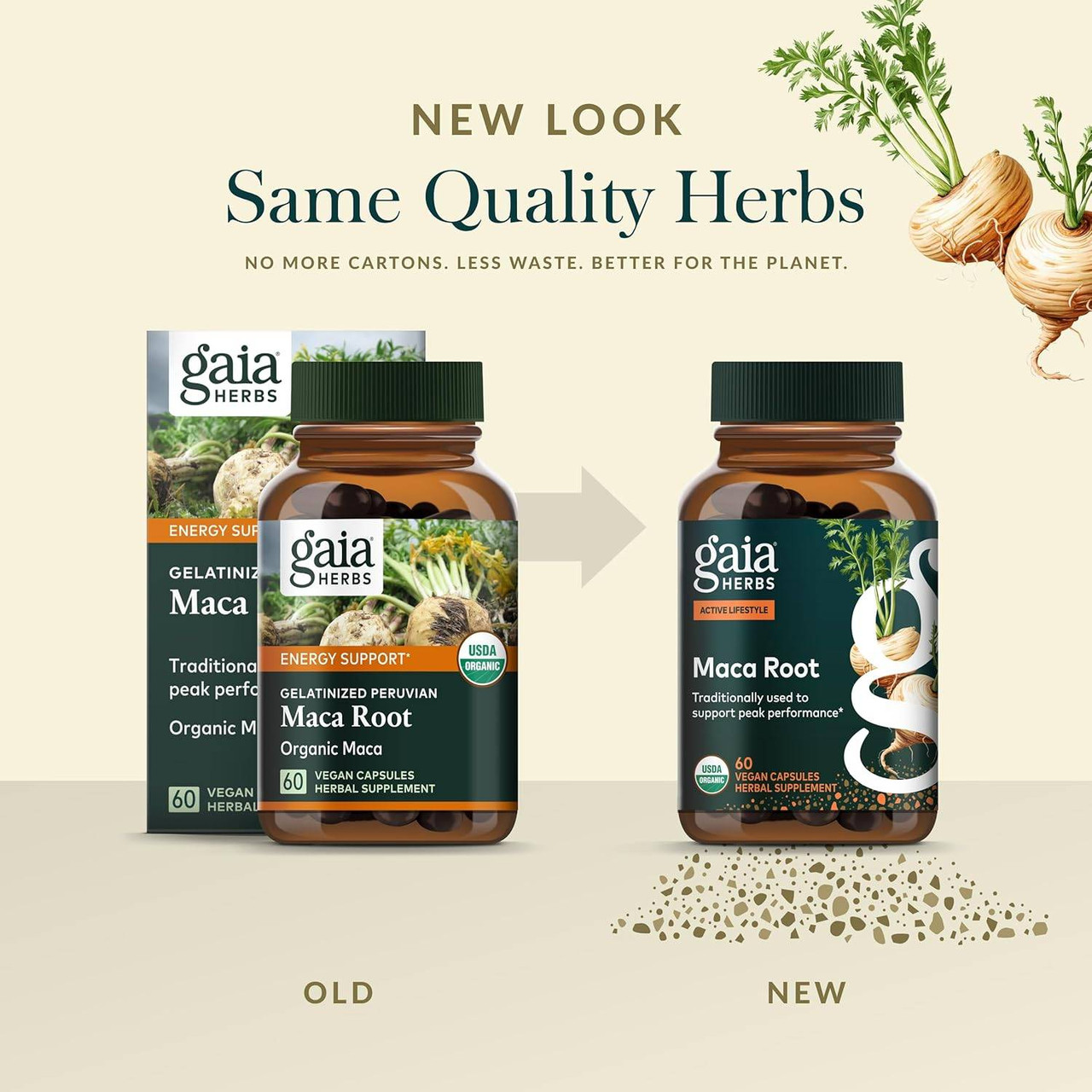 Gaia Herbs PRO Maca Root - 60 Capsules