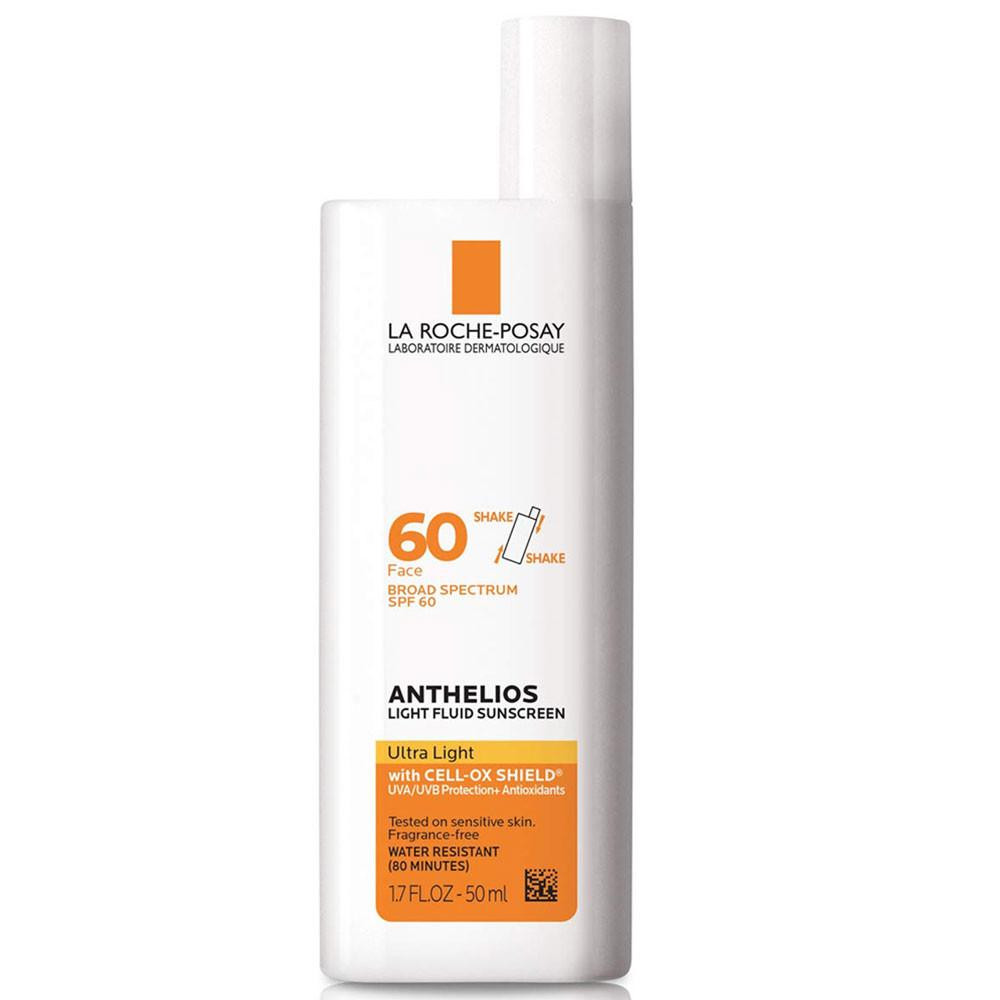 La Roche-Posay Anthelios Ultra Light Fluid SPF 60 sunscreen bottle, front