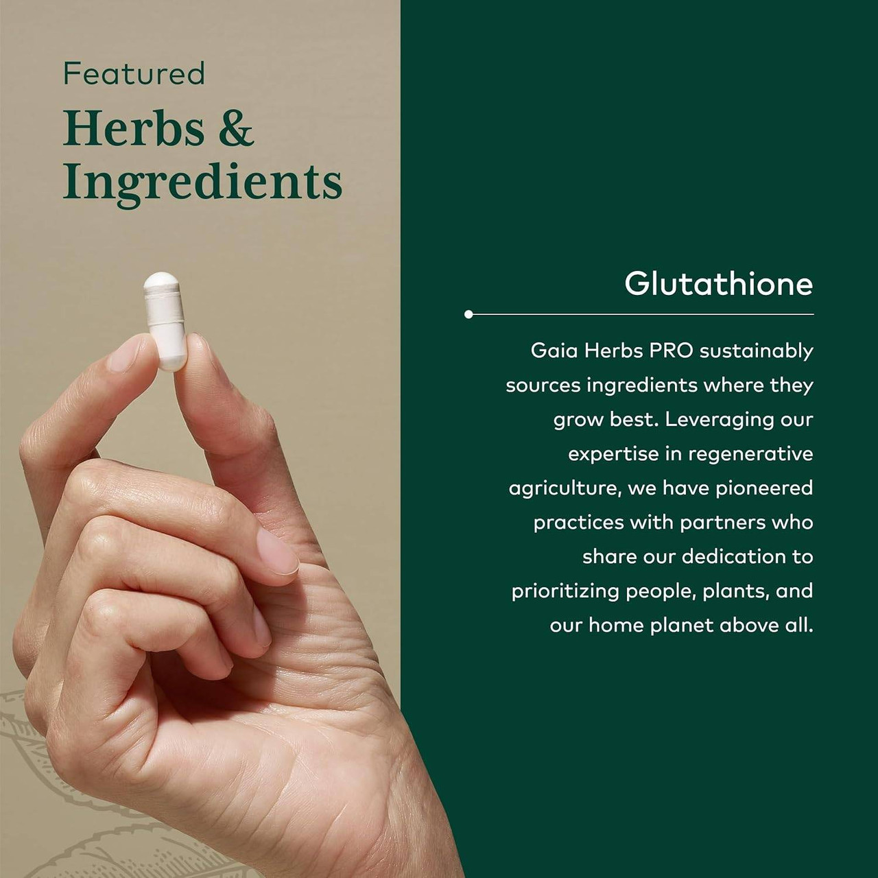 Gaia Herbs PRO Glutathione 500 - 30 Capsules