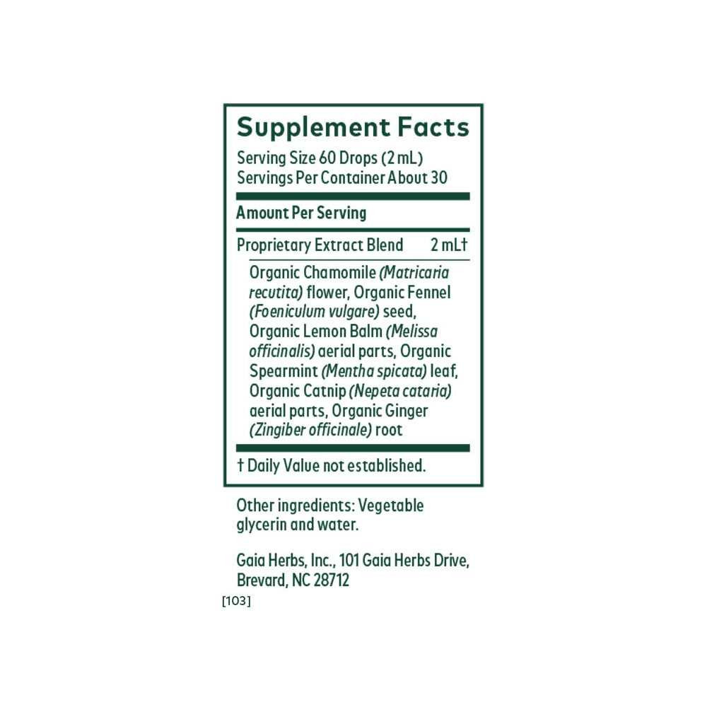 Gaia Herbs PRO Gastric Stress Formula - 2 Ounces GAIA51214 BeautifiedYou.com