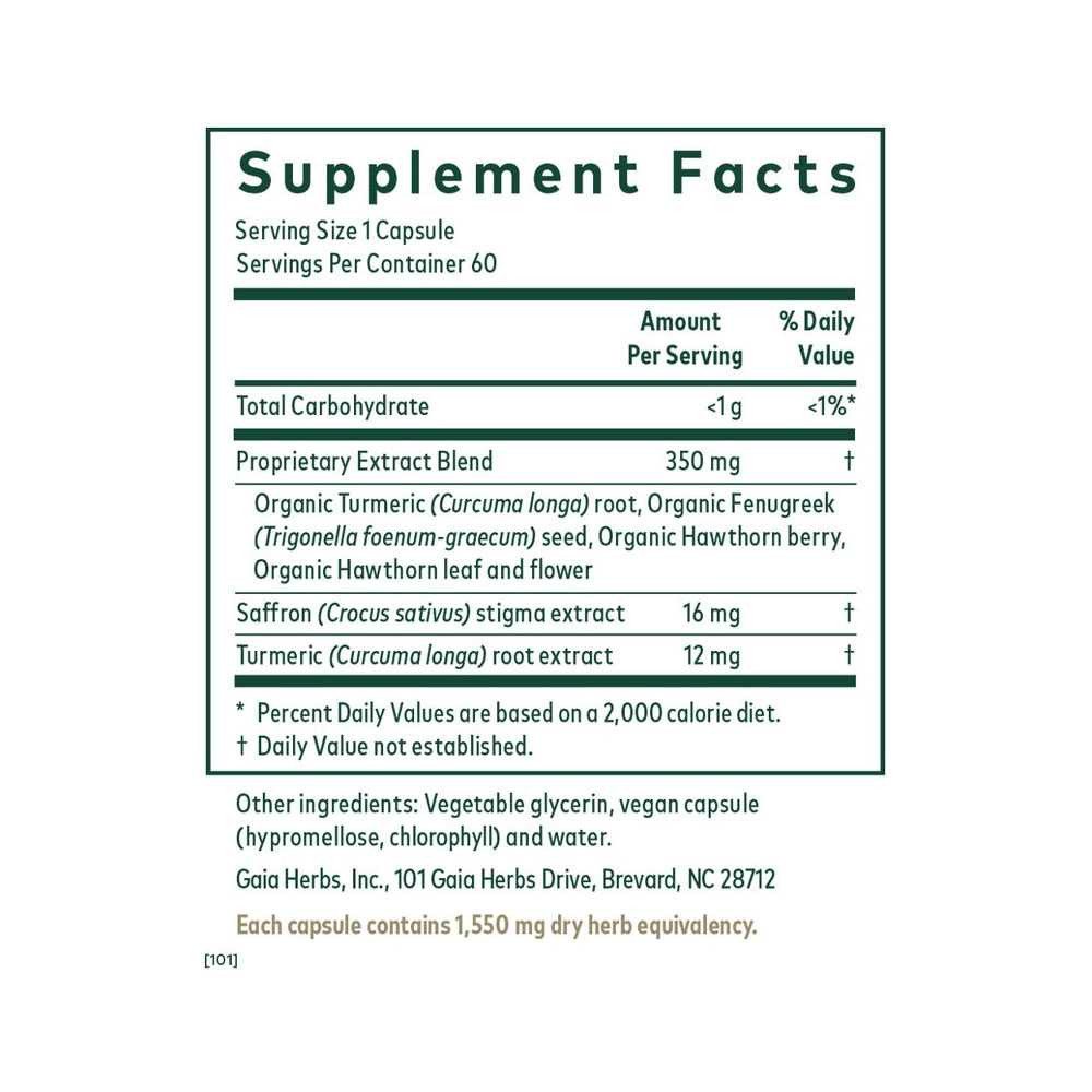 Gaia Herbs PRO Serenocin Heart-Brain Axis - 60 Capsules GAIA52549 BeautifiedYou.com