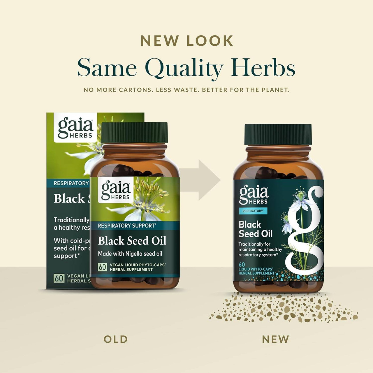 Gaia Herbs Black Seed Oil - 60 Capsules