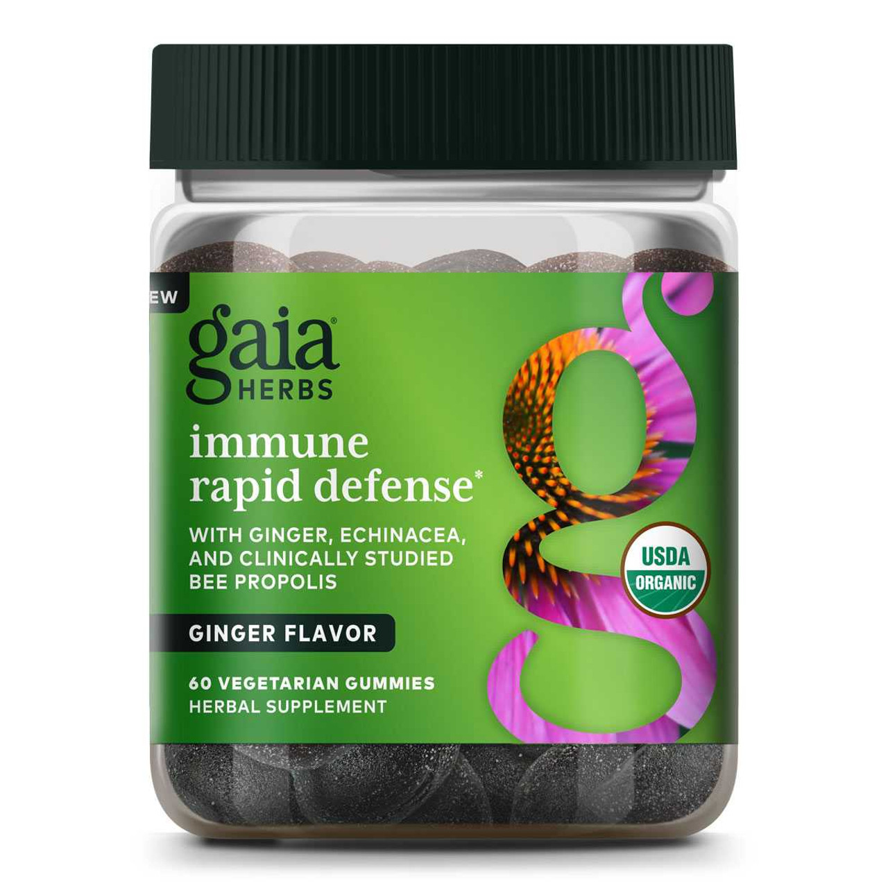 Gaia Herbs PRO Immune Rapid Defense Gummies (COG) - 60 Gummies GAIA52143 BeautifiedYou.com