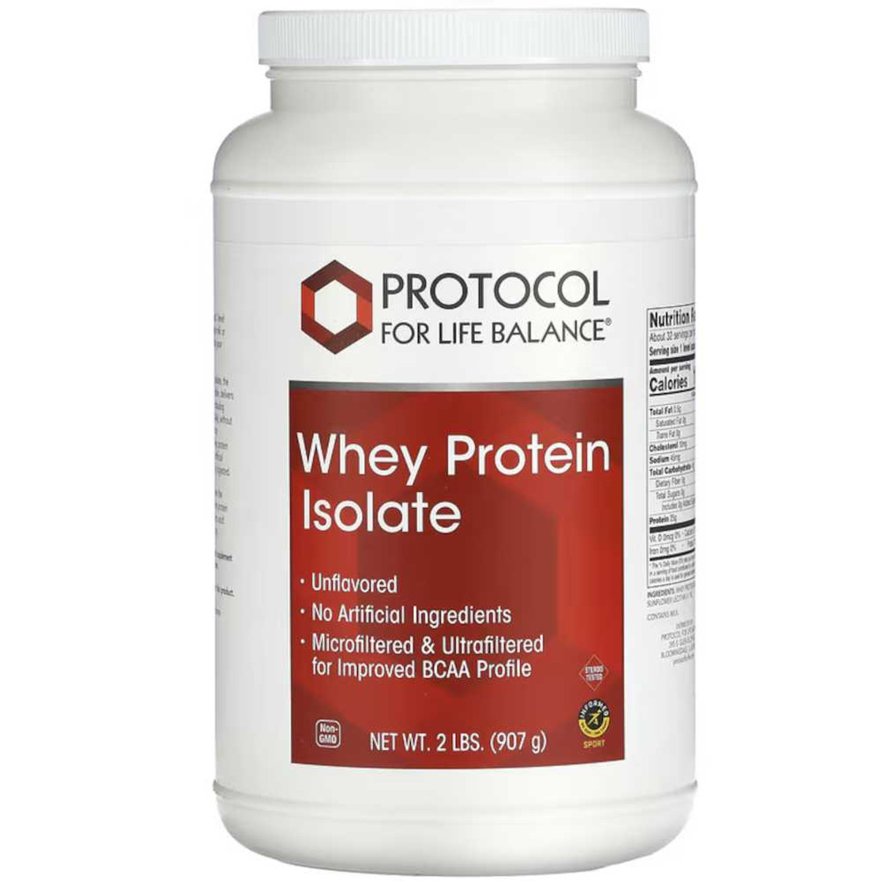 Protocol Whey Protein Isolate Pure - 2 Lbs PLB21720 BeautifiedYou.com