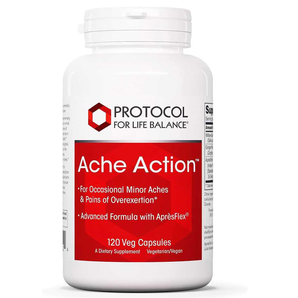 Protocol Ache Action - 120 Capsules PLB31224 BeautifiedYou.com