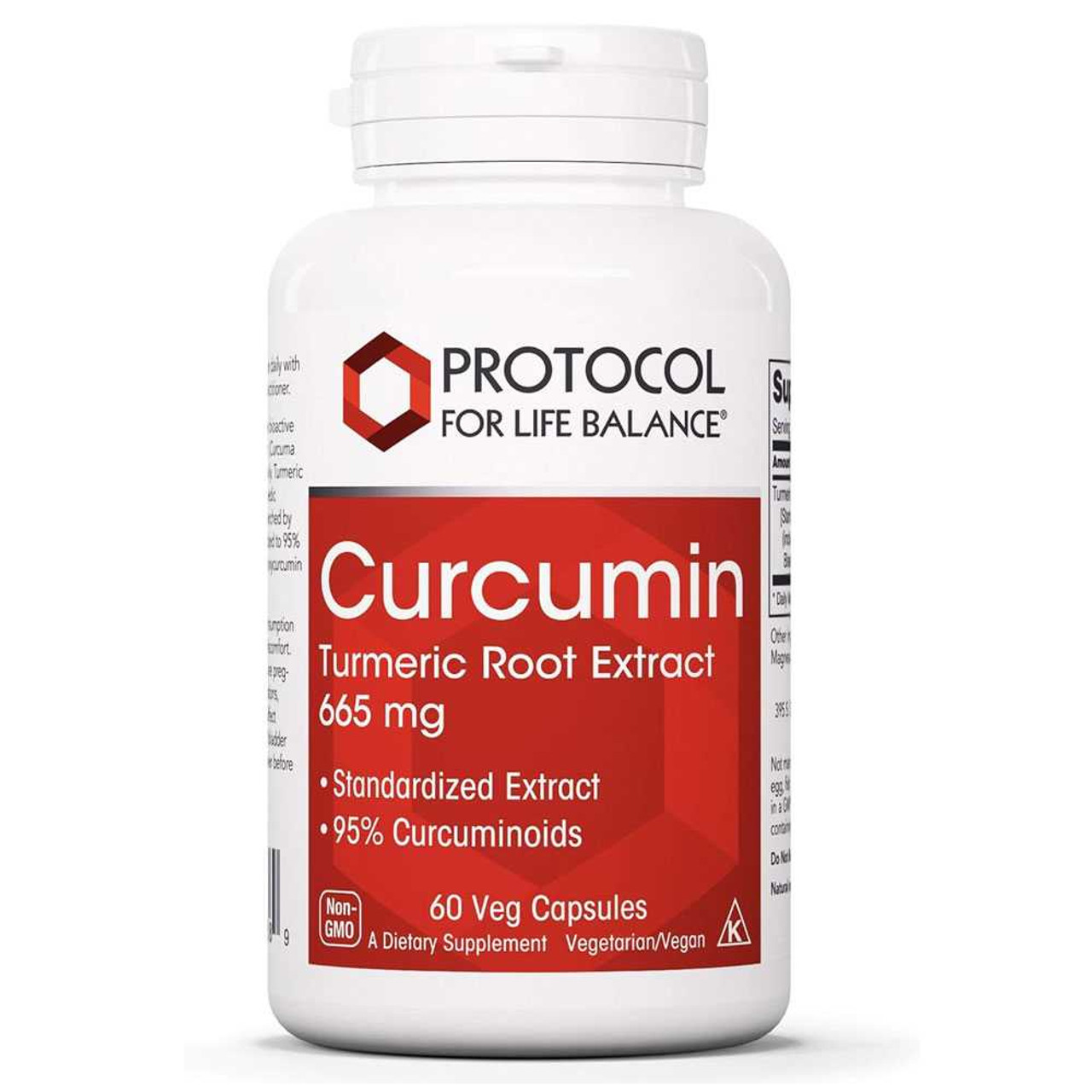 Protocol Curcumin 665mg - 60 Capsules PLB46389 BeautifiedYou.com